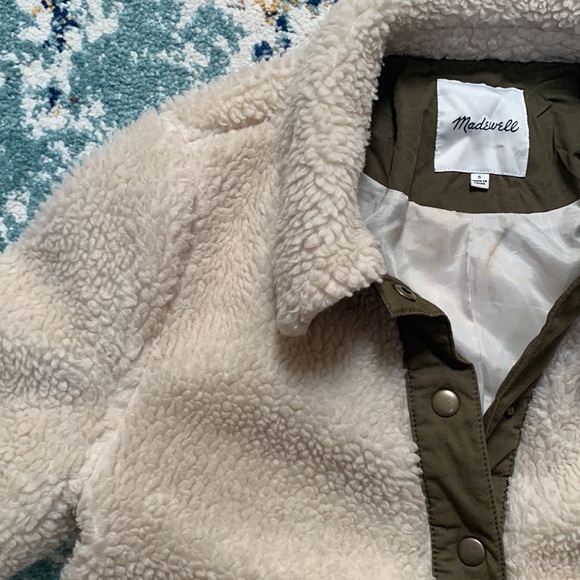 Madewell Fleece Jacket size S - Picture 3 of 8